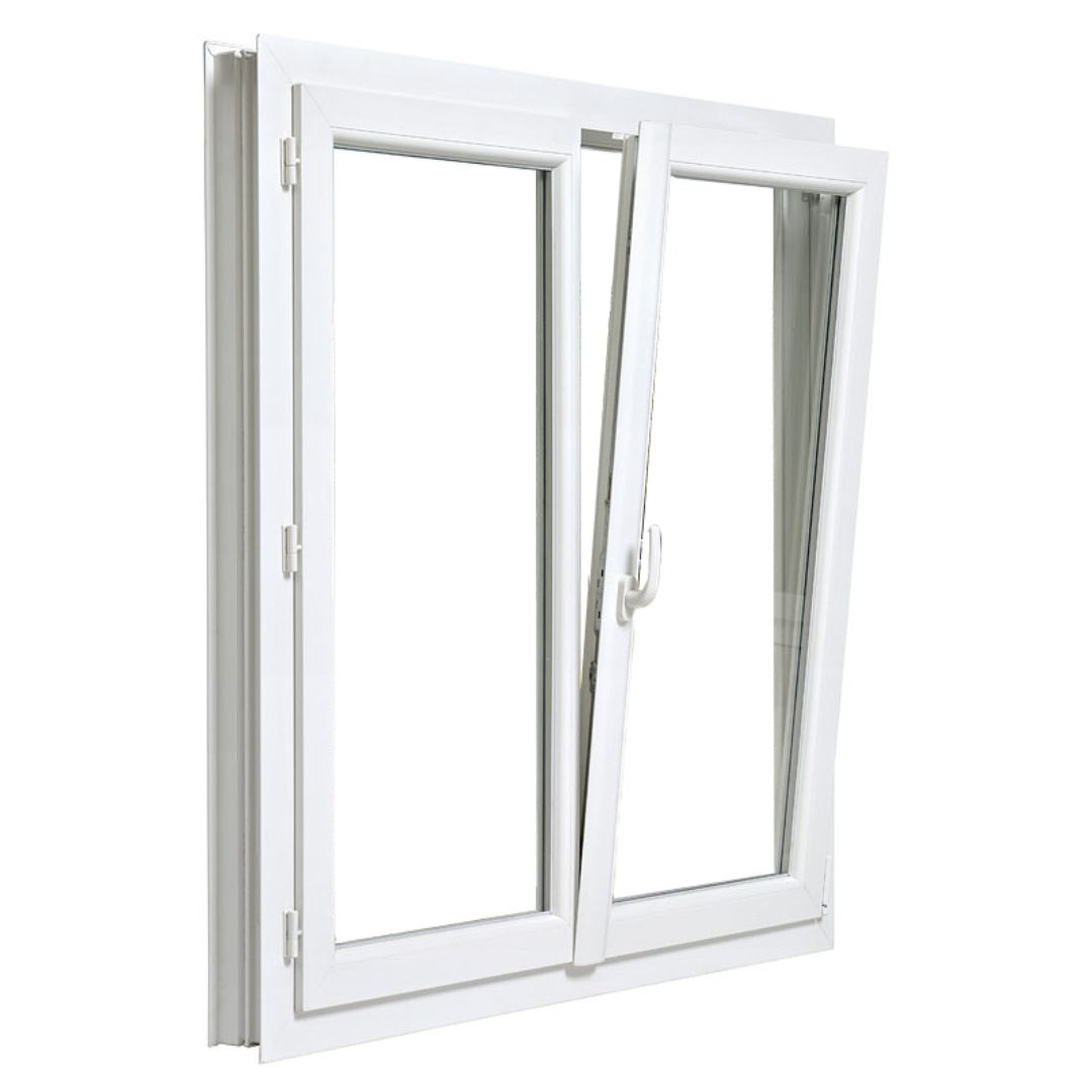 Fenetre PVC 2 vanteaux oscillo-battante blanc RAL-9016 Kalio Menuiserie