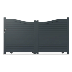 Portail coulissant aluminium - Kalio Menuiserie