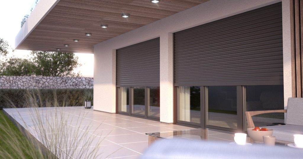 2 volets roulants pour baie vitree