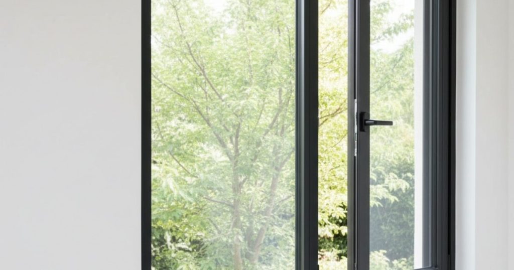 Fenêtre 2 vantaux en aluminium