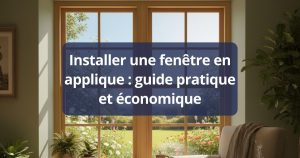 Installer une fenêtre en applique : guide pratique et économique