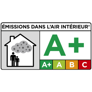 Étiquette émissions air intérieur A+ - Classification COV des produits de construction