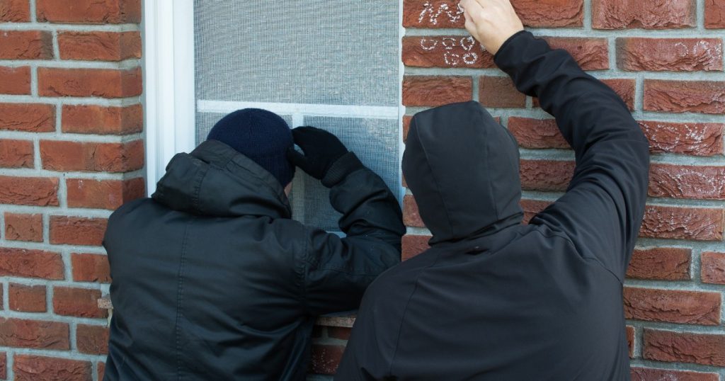 fenêtre avec 2 voleur