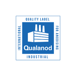 Logo label QUALANOD - Certification anodisation de qualité pour profilés aluminium