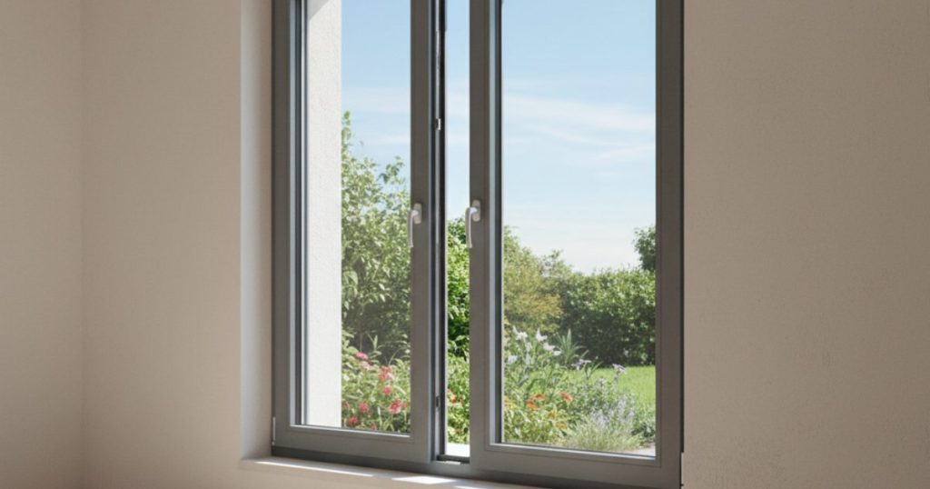 Fenêtre aluminium 2 vantaux