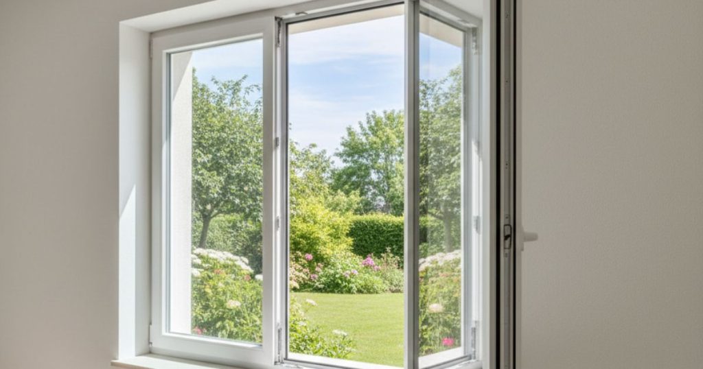 Fenêtre en PVC blanc