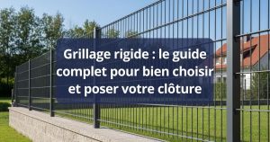 Grillage rigide : le guide complet pour bien choisir et poser votre clôture