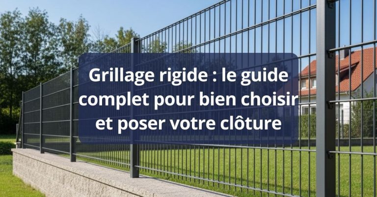 Grillage rigide : le guide complet pour bien choisir et poser votre clôture