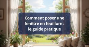 Comment poser une fenêtre en feuillure : le guide pratique