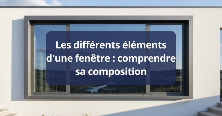 Les différents éléments d’une fenêtre : comprendre sa composition