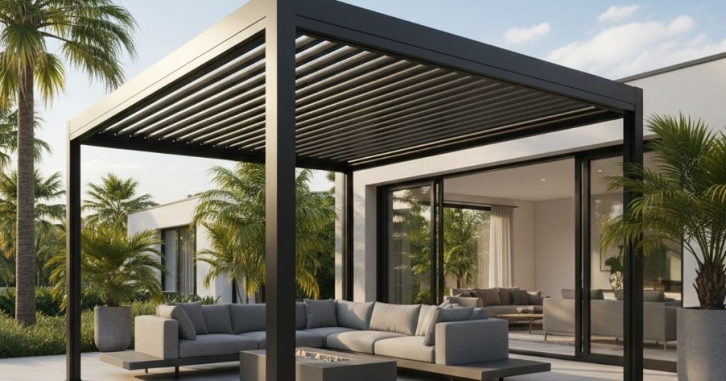 Pergola bioclimatique