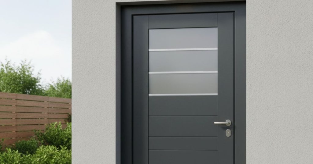 Porte de service en aluminium