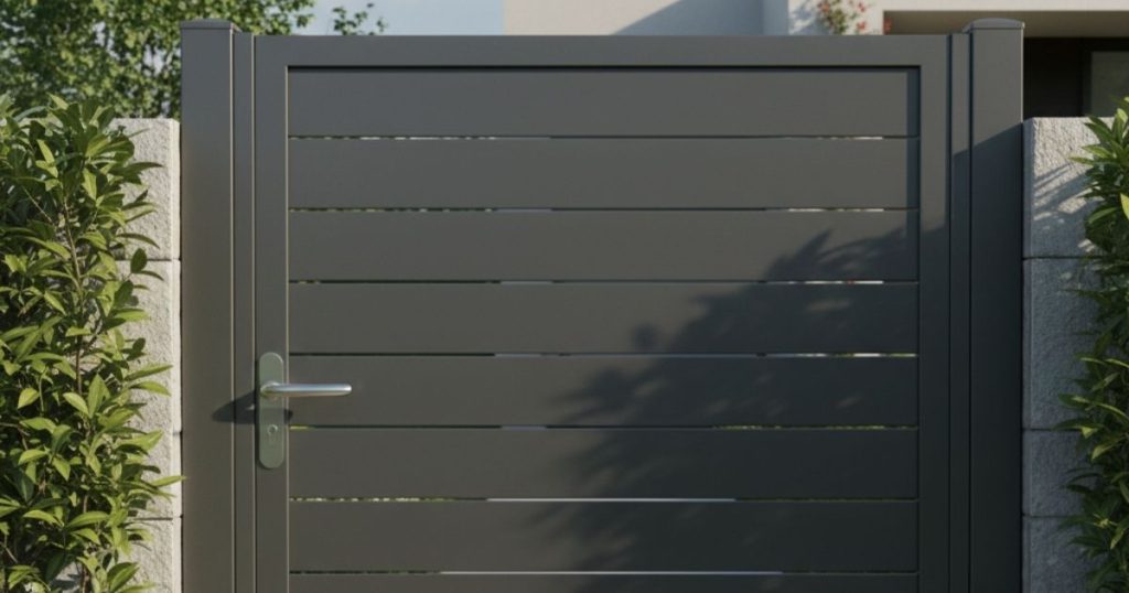 Portillon en aluminium