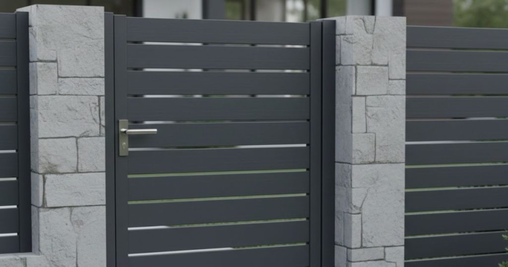 Portillon en aluminium