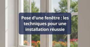 Pose d'une fenêtre : les techniques pour une installation réussie (2)