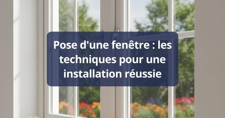 Pose d’une fenêtre : les techniques pour une installation réussie (2)