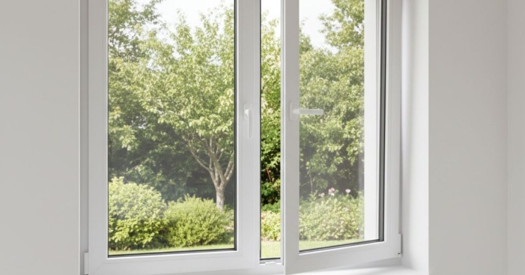 fenêtre semi-ouvert