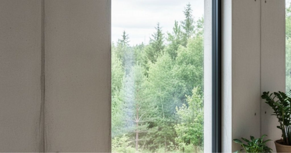 Fenêtre fixe en aluminium