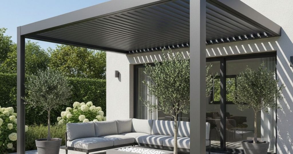 Pergola adossée