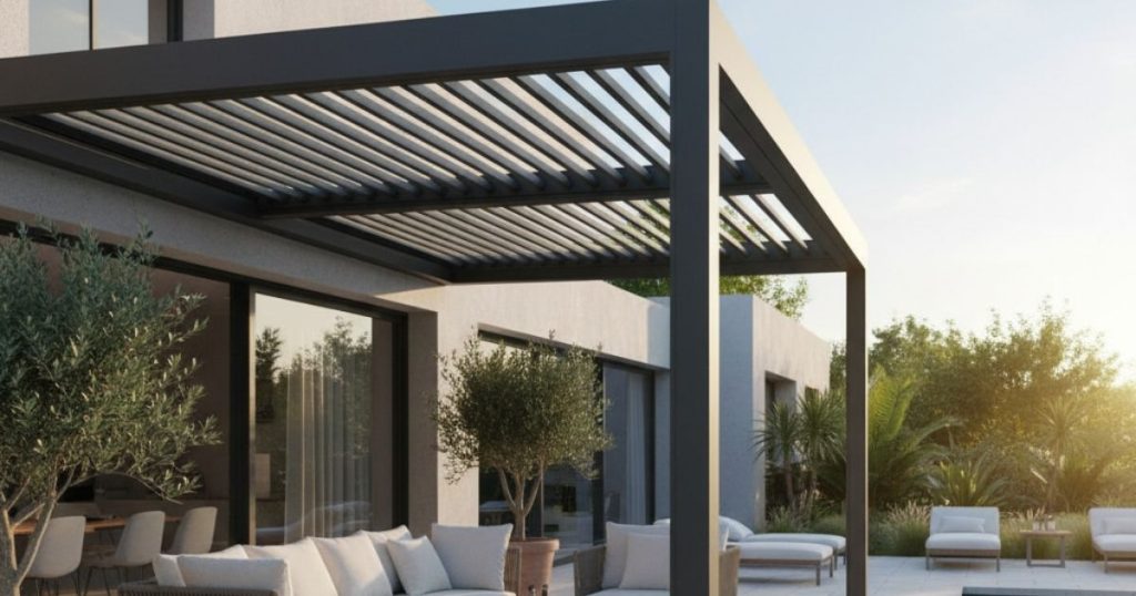 Pergola bioclimatique