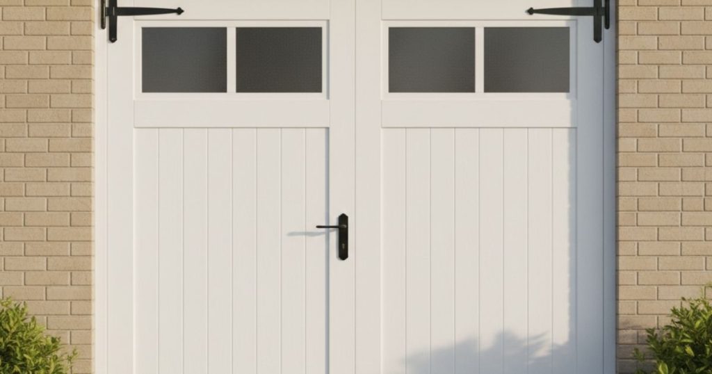 Porte de garage battante