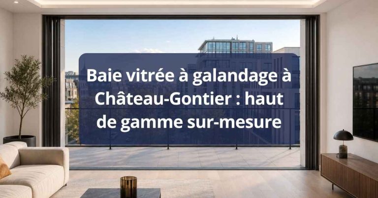 Baie vitrée à galandage haut de gamme sur-mesure