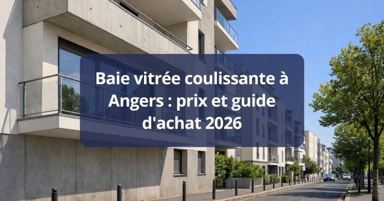 Baie vitrée coulissante Angers prix et guide d’achat 2026