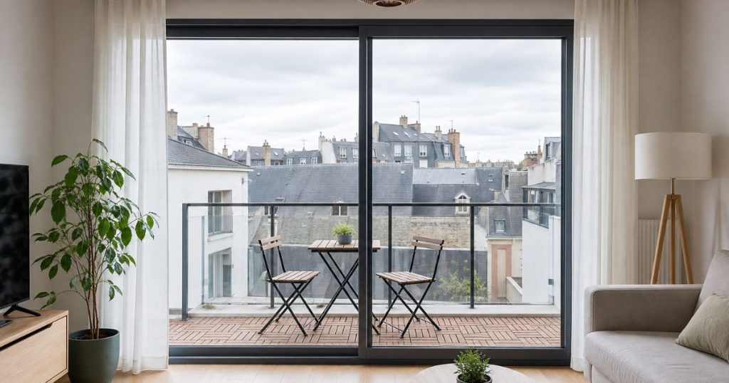 Baie vitrée coulissante à Rennes galandage ou classique, prix 2026