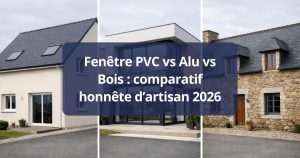 Fenêtre PVC vs Alu vs Bois comparatif honnête d’artisan