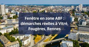 Fenêtre en zone ABF démarches à Vitré, Fougères, Rennes 2026