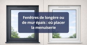 Fenêtres de longère ou de mur épais où placer la menuiserie en 2026