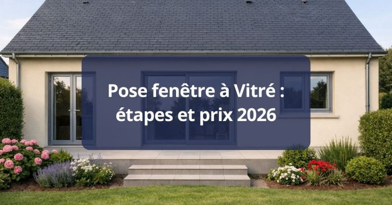 Pose fenêtre Vitré étapes et prix 2026