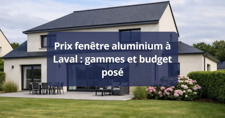 Prix de fenêtre aluminium Laval gammes et budget posé