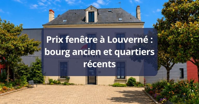 Prix fenêtre Louverné bourg ancien et quartiers récents