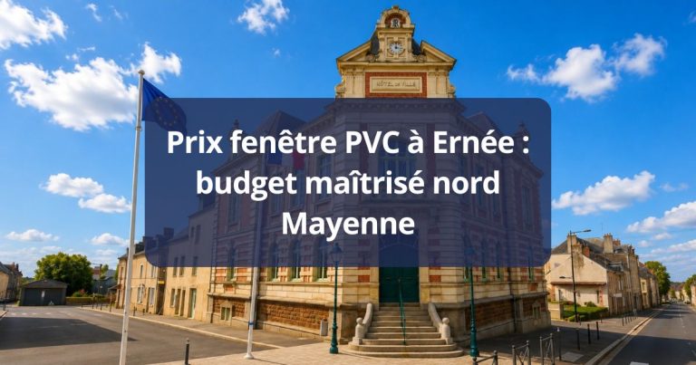Prix fenêtre PVC Ernée budget maîtrisé nord Mayenne