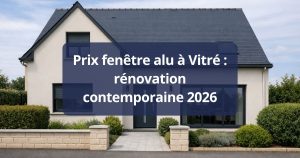 Prix fenêtre alu Vitré rénovation contemporaine 2026