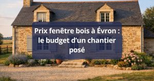 Prix fenêtre bois Évron le budget d’un chantier posé
