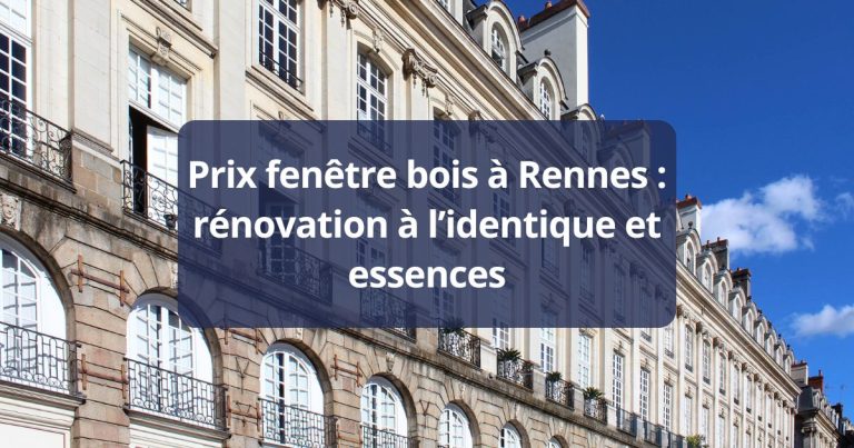 Prix fenêtre bois Rennes rénovation à l’identique et essences
