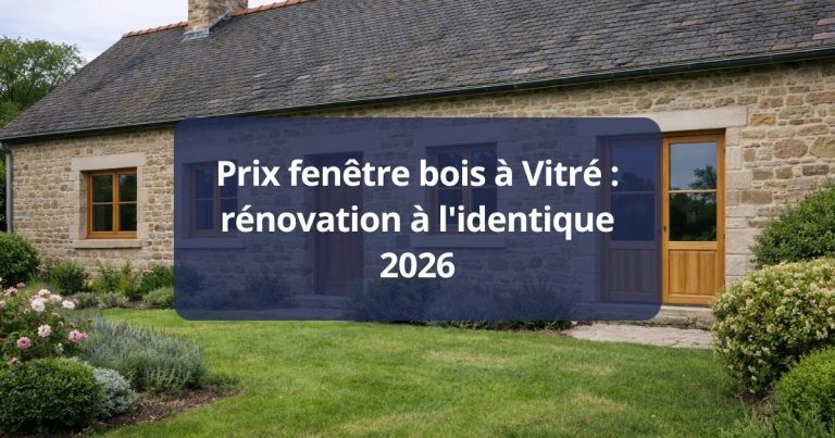 Prix fenêtre bois Vitré rénovation à l’identique 2026