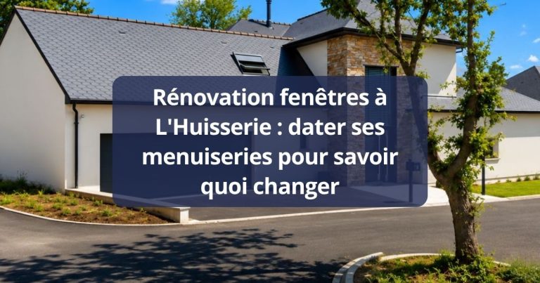 Rénovation fenêtres à L’Huisserie - dater ses menuiseries pour savoir quoi changer