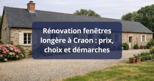 Rénovation fenêtres longère Craon prix, choix et démarches