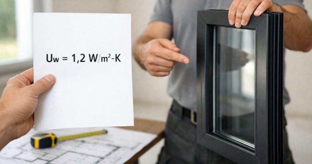 Choix du Uw d’une fenêtre en construction neuve RE 2020 par Kalio Menuiserie