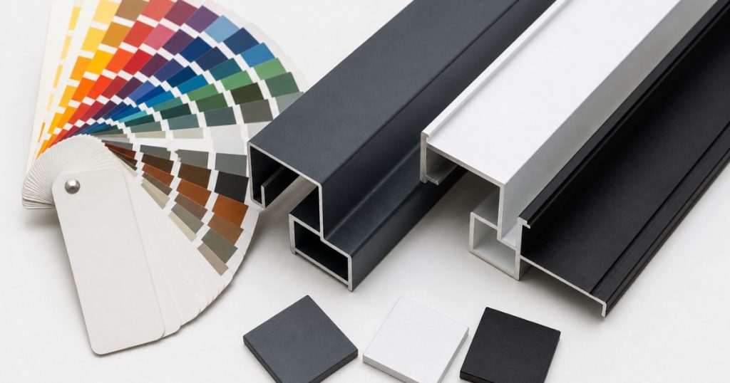 Nuancier de teintes RAL et profilés aluminium thermolaqués pour fenêtres à Rennes
