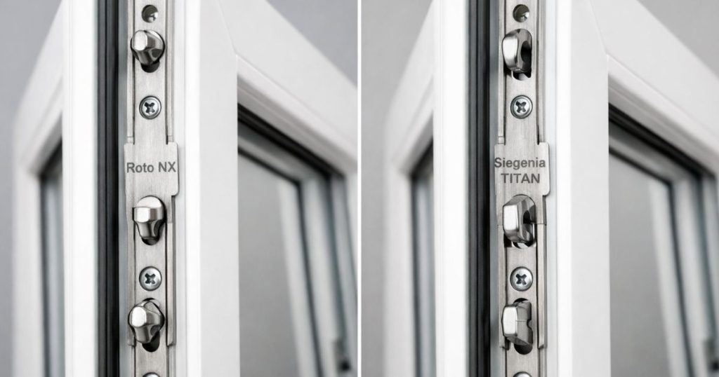 Comparatif de durabilité des ferrures Roto NX et Siegenia TITAN par Kalio Menuiserie
