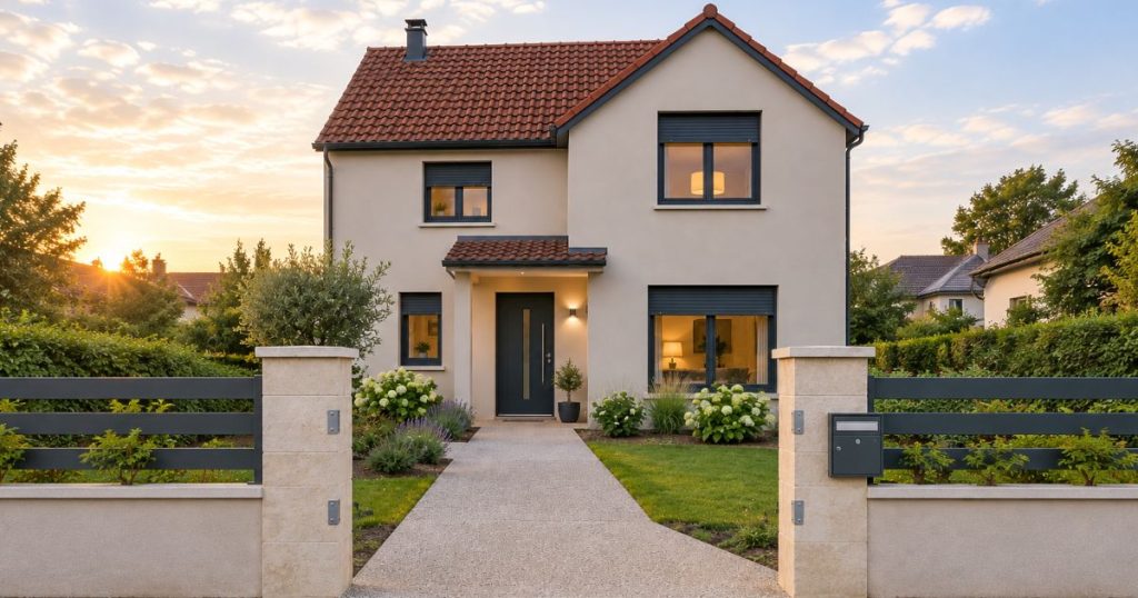 Prix d’un portail à Martigné-sur-Mayenne, maison neuve dont l’entrée n’a pas encore de portail